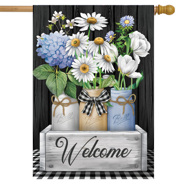 Standard Flag - Crated Mason Jars