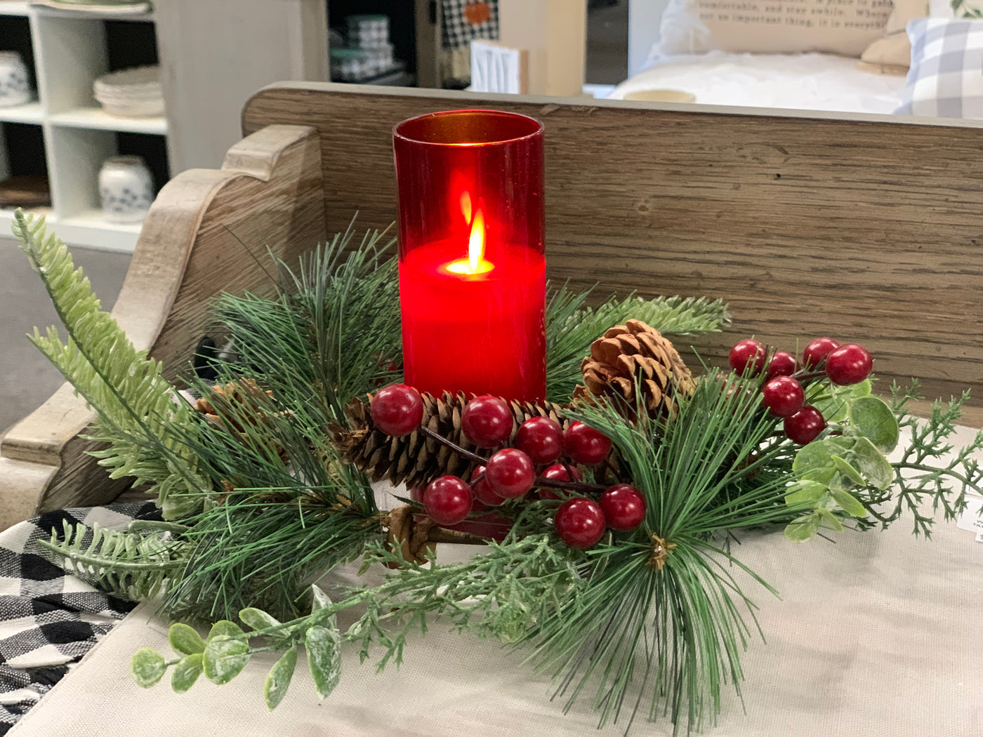 Add a Pop of Color wth the Cerse Red Tall Pllar Candle Holder Add a Pop of Color wth the Cerse Red Tall Pllar Candle Holder