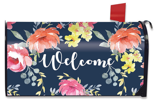 Mailbox Cover - Watercolor Floral