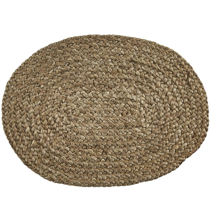 Braided Jute Oval Placemat