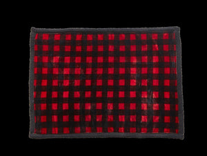 Pet Blanket - Red and Black Plaid