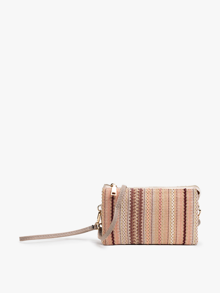 Riley Crossbody - Embroidered Rose