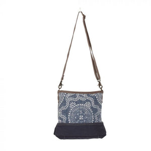 Myra Shoulder Bag - Navy Kilim