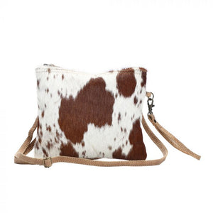 Myra Bag - White & Brown Shade