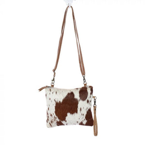 Myra Bag - White & Brown Shade